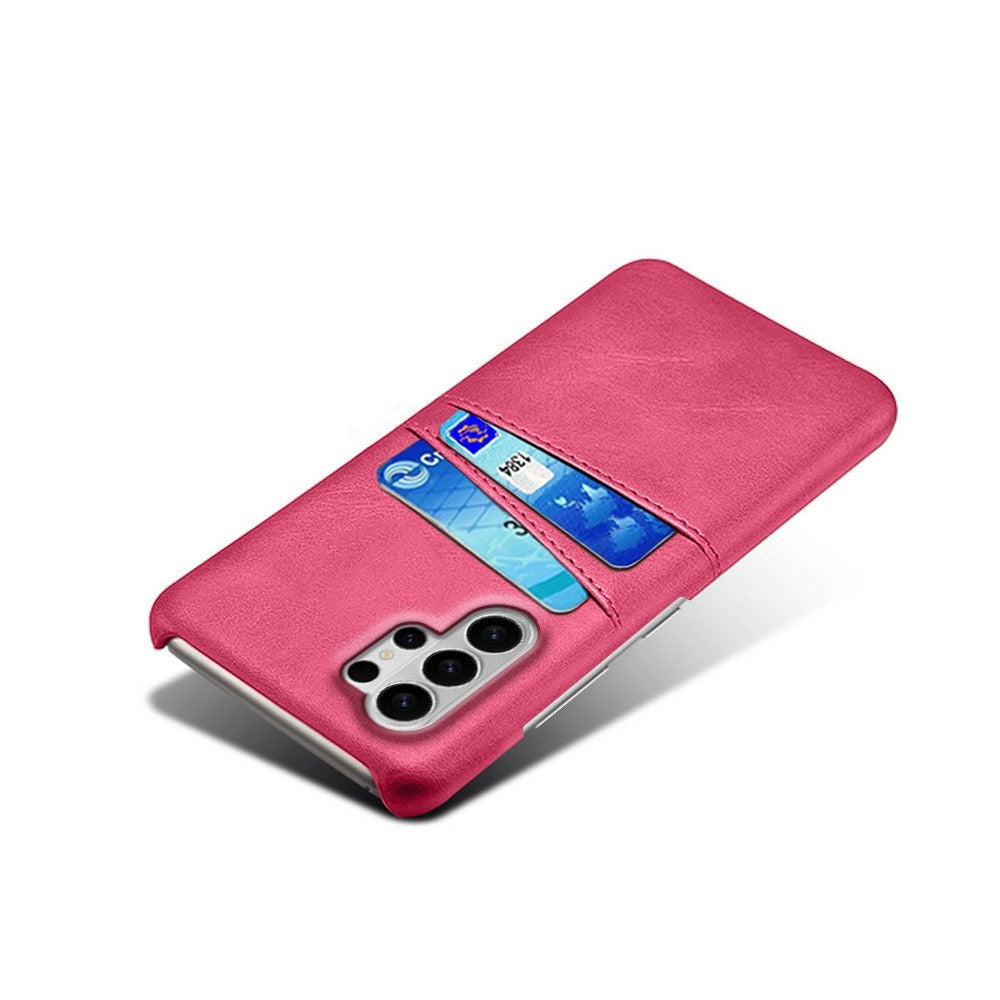Samsung Galaxy S26 Ultra EIDERWOOD Kunstskinn Deksel m. Kortholder - Pink