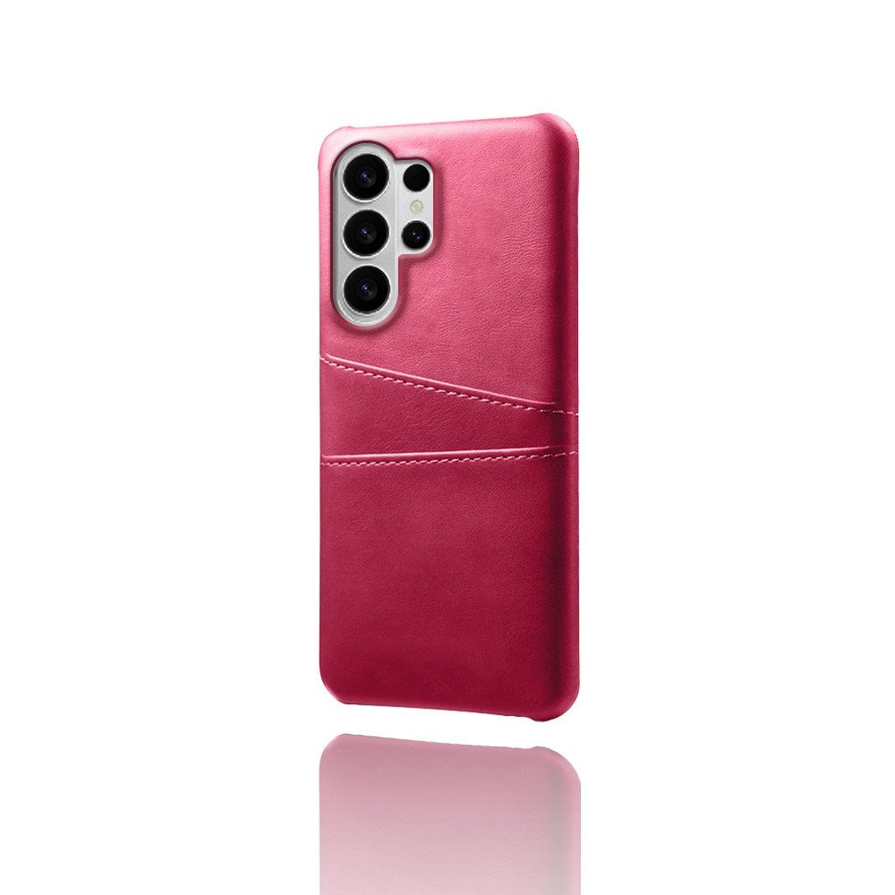 Samsung Galaxy S26 Ultra EIDERWOOD Kunstskinn Deksel m. Kortholder - Pink