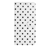 EIDERWOOD Xiaomi 17 Pro Max Kunstskinn Flip Deksel m. Polka Design - Hvit
