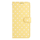 EIDERWOOD Xiaomi 17 Pro Kunstskinn Flip Deksel m. Polka Design - Gul