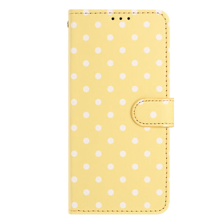 EIDERWOOD Xiaomi 17 Pro Kunstskinn Flip Deksel m. Polka Design - Gul