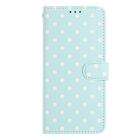 EIDERWOOD Xiaomi 17 Pro Kunstskinn Flip Deksel m. Polka Design - Blå