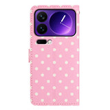 EIDERWOOD Xiaomi 17 Pro Kunstskinn Flip Deksel m. Polka Design - Rosa