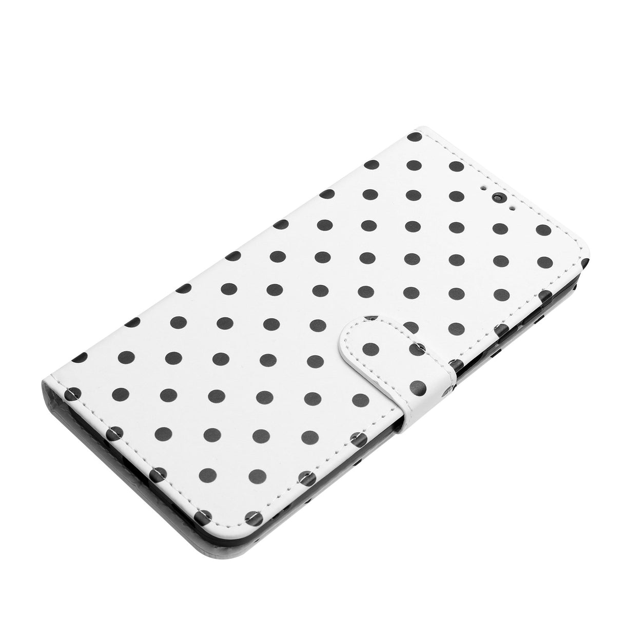 EIDERWOOD Xiaomi 17 Pro Kunstskinn Flip Deksel m. Polka Design - Hvit