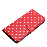 EIDERWOOD Xiaomi 17 Pro Kunstskinn Flip Deksel m. Polka Design - Rød