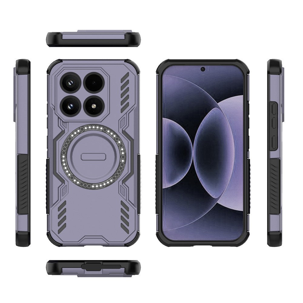 Xiaomi 17 EIDERWOOD Hybrid Håndverkerdeksel m. Varmeutslipp - Lilla