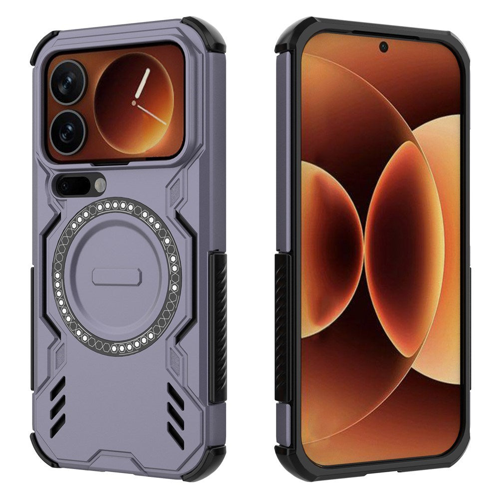 Xiaomi 17 Pro EIDERWOOD Hybrid Håndverkerdeksel m. Varmeutslipp - Lilla