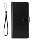 Honor Magic8 Pro EIDERWOOD Kunstskinn Flip Deksel med Stropp – Svart