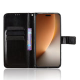 Honor Magic8 Pro EIDERWOOD Kunstskinn Flip Deksel med Stropp – Svart
