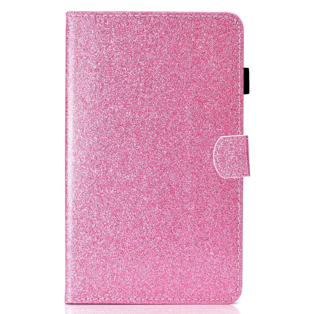 iPad 10.9" (2022) Glitter Deksel m. Stativfunksjoner & Kortholder - Rosa