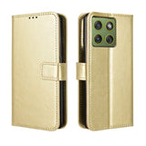 Motorola Edge 70 EIDERWOOD Kunstskinn Deksel med Stropp & Kortholder – Gull