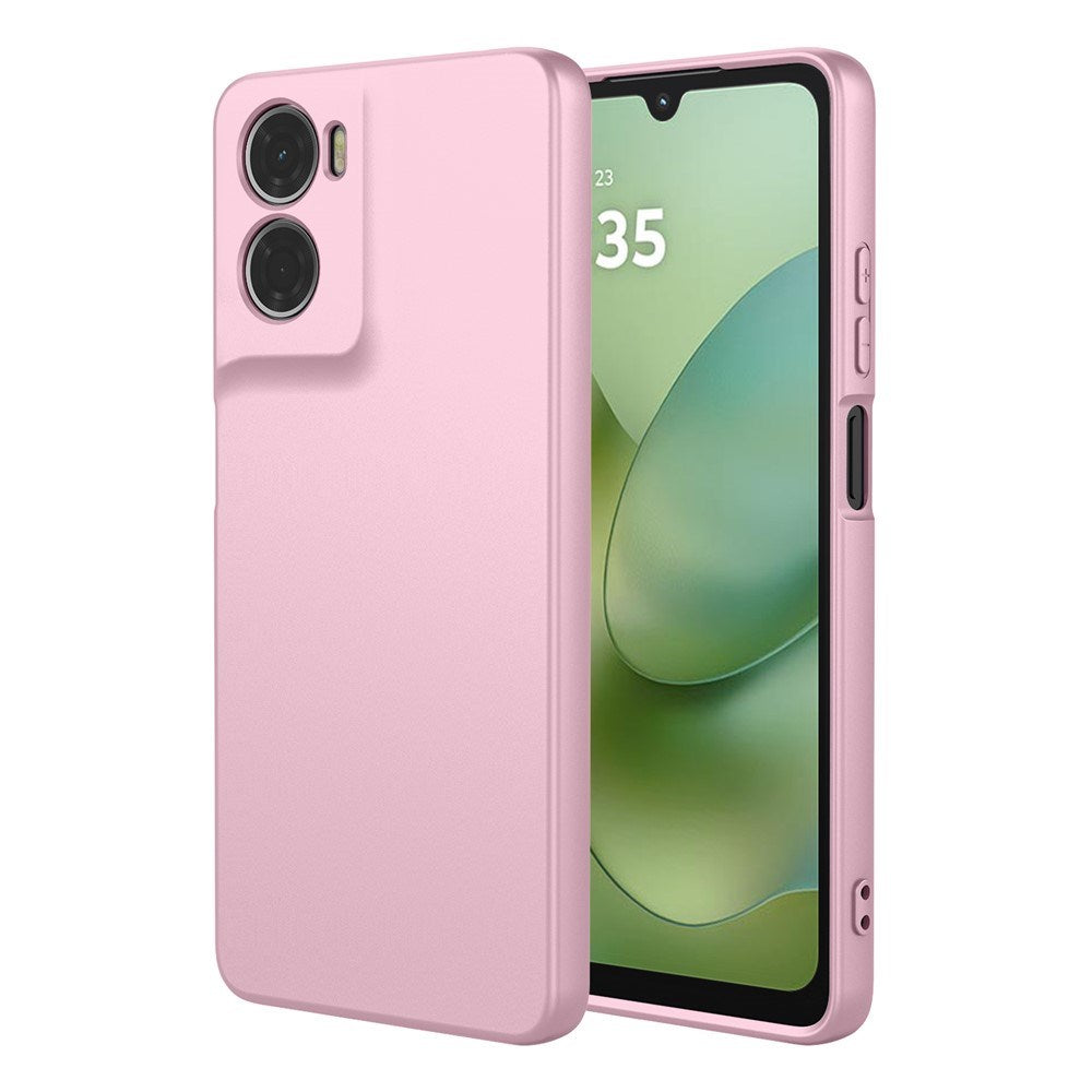Motorola Moto G06 EIDERWOOD Fleksibelt Plast Deksel - Rosa