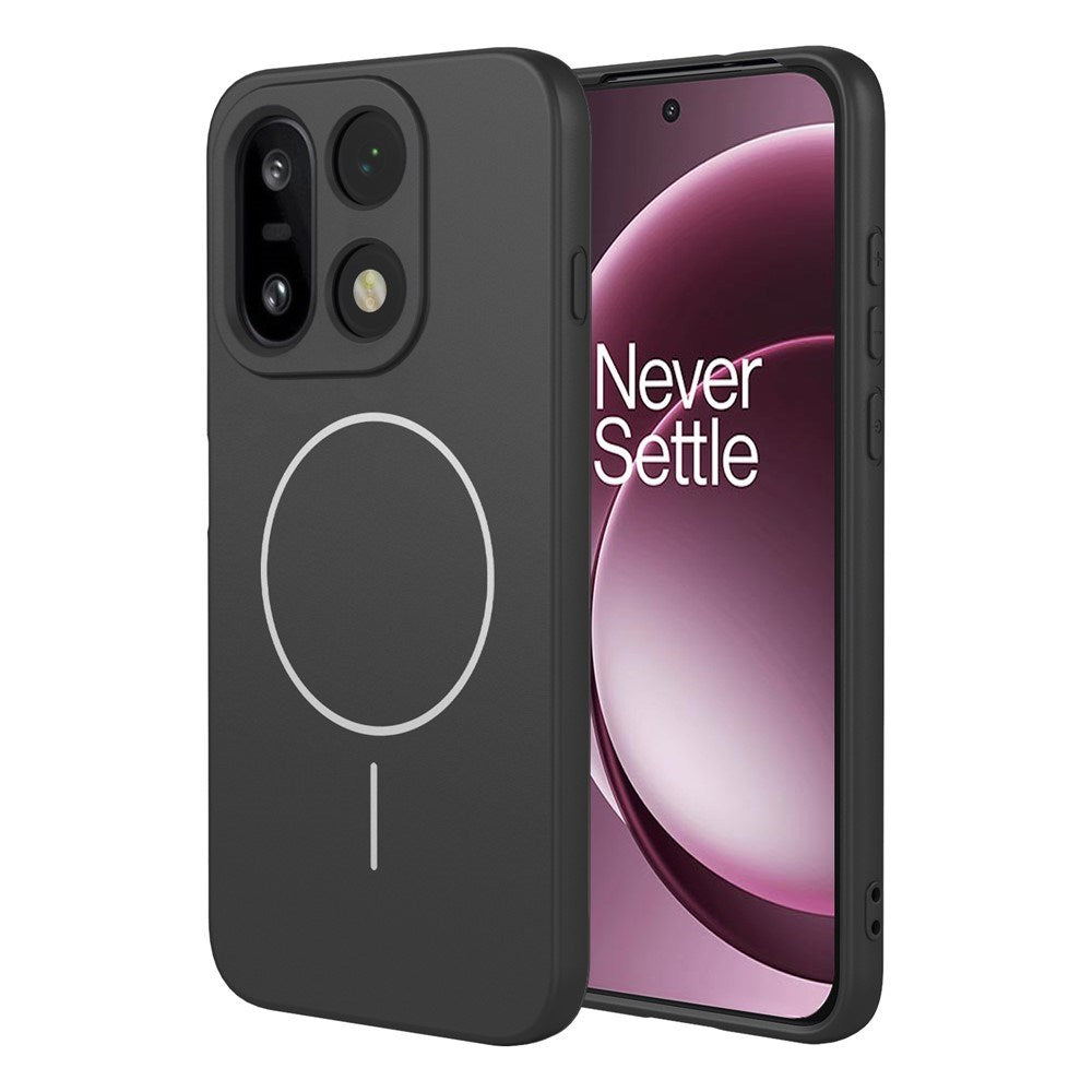 EIDERWOOD OnePlus 15 Fleksibelt Plast Deksel - MagSafe  Kompatibel - Svart