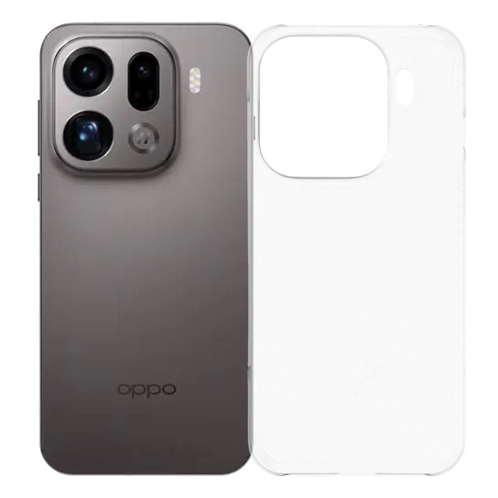 OPPO Find X9 Pro EIDERWOOD Hard Plast Deksel – Gjennomsiktig