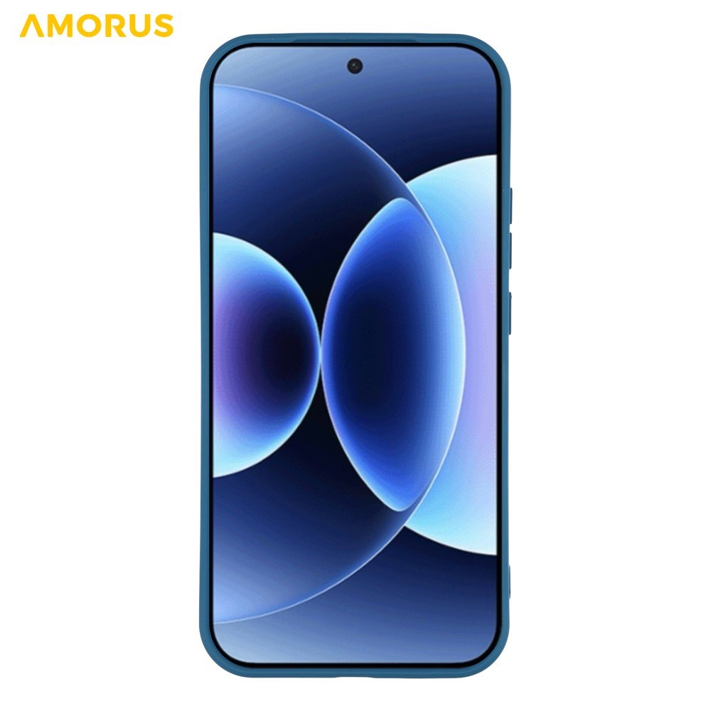 Xiaomi 17 Pro Amorus Fleksibelt Plast Deksel - Mørk Blå