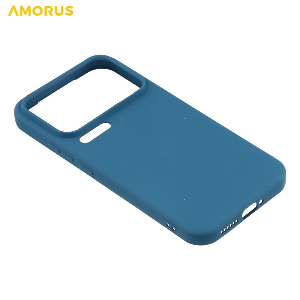Xiaomi 17 Pro Amorus Fleksibelt Plast Deksel - Mørk Blå