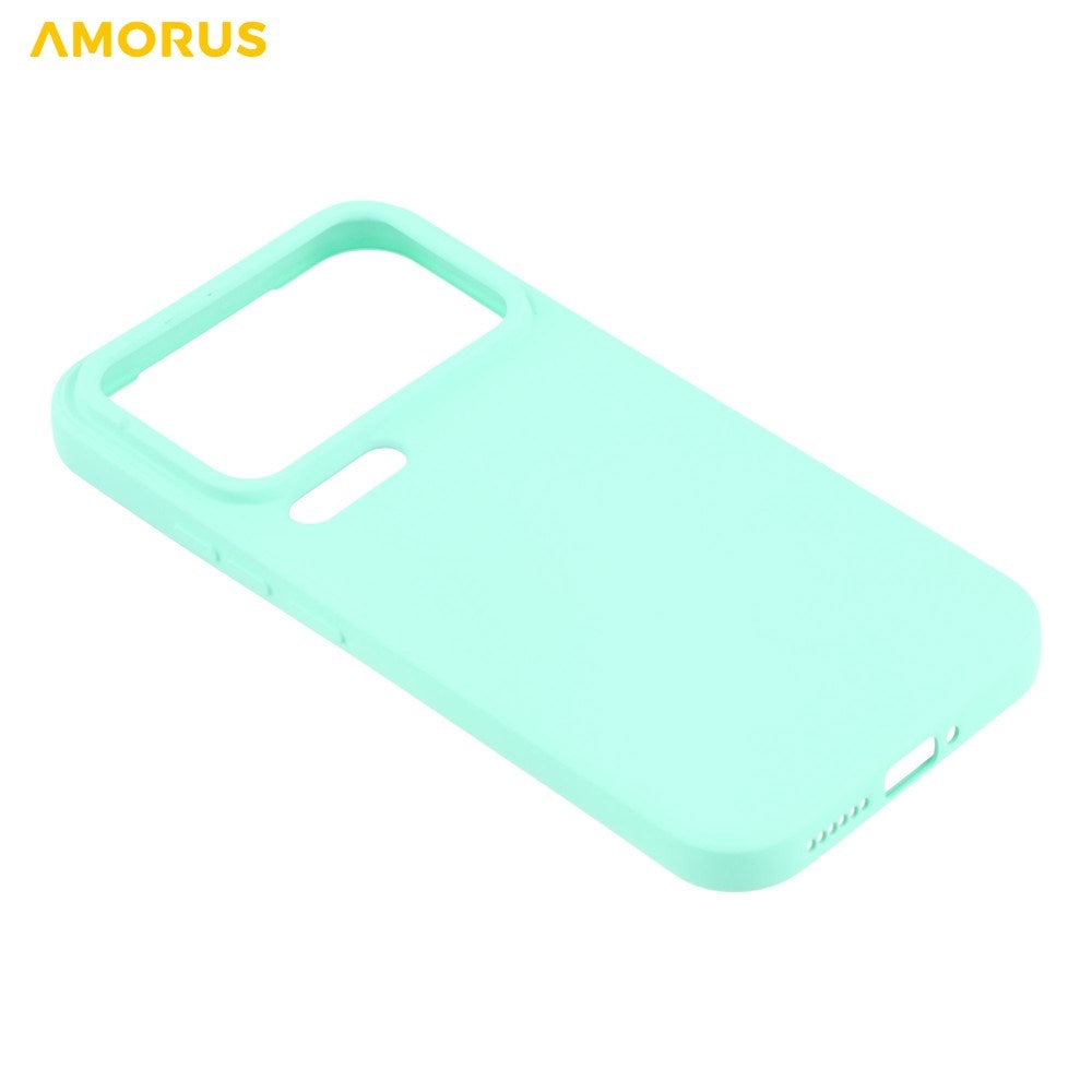 Xiaomi 17 Pro Amorus Fleksibelt Plast Deksel - Turkis