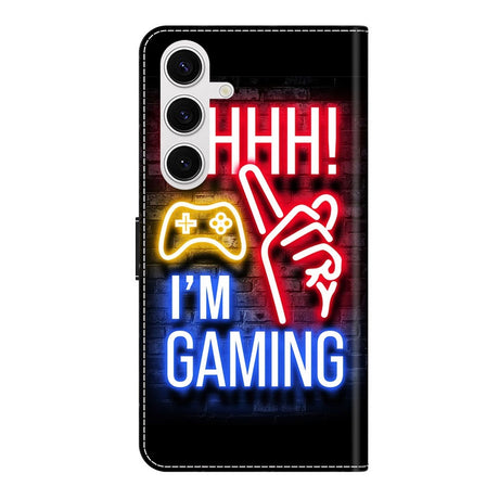 Samsung Galaxy S26+ (Plus) EIDERWOOD Kunstskinn Flip Deksel m. Print - Neon