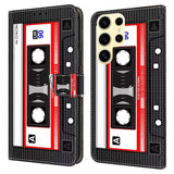 Samsung Galaxy S26 Ultra EIDERWOOD Kunstskinn Flip Deksel m. Print - Kassettbånd