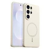 Samsung Galaxy S26 Ultra Silikon Deksel – MagSafe Kompatibel – Beige