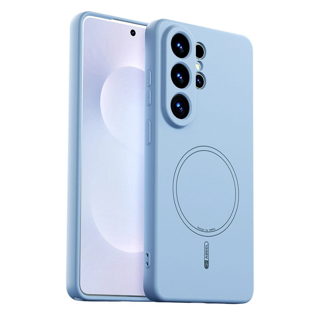 Samsung Galaxy S26 Ultra Silikon Deksel – MagSafe Kompatibel – Lys Blå