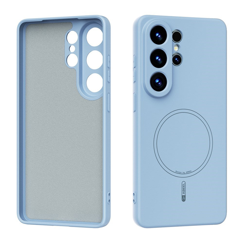 Samsung Galaxy S26 Ultra Silikon Deksel – MagSafe Kompatibel – Lys Blå