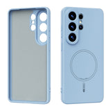 Samsung Galaxy S26 Ultra Silikon Deksel – MagSafe Kompatibel – Lys Blå