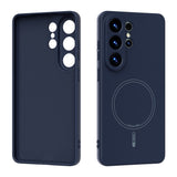 Samsung Galaxy S26 Ultra Silikon Deksel – MagSafe Kompatibel – Mørk Blå
