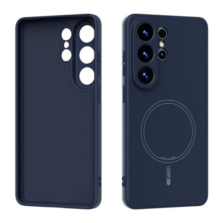 Samsung Galaxy S26 Ultra Silikon Deksel – MagSafe Kompatibel – Mørk Blå