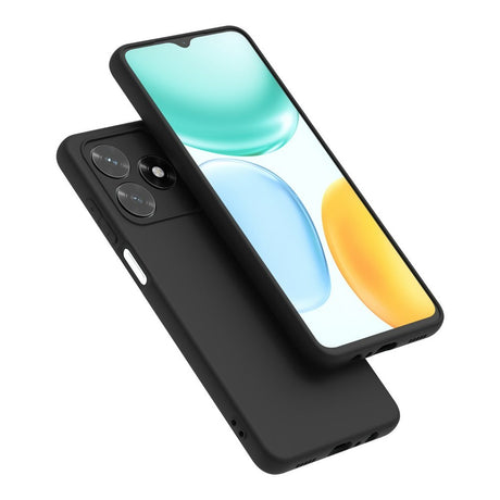 Honor X5c Plus EIDERWOOD Matt Fleksibel Plast Deksel - Svart