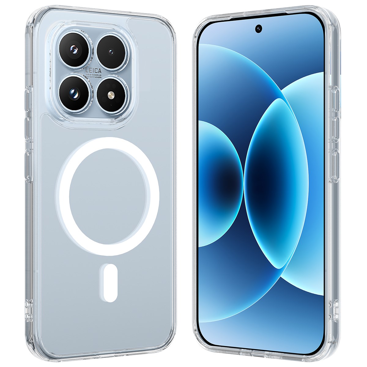 Xiaomi 17 EIDERWOOD Hybrid Plast Deksel - MagSafe Kompatibel - Gjennomsiktig