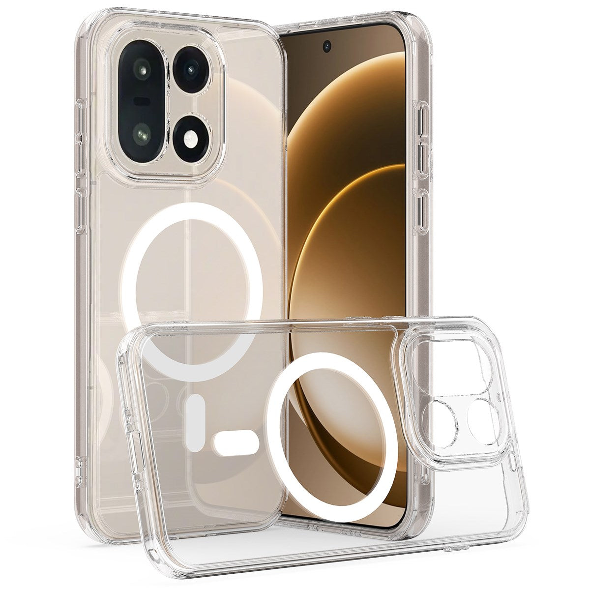 OnePlus 15 EIDERWOOD Hybrid Plast Deksel - MagSafe Kompatibel - Gjennomsiktig