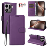 EIDERWOOD OPPO Find X9 Pro Kunstskinn Flip Deksel m. Strop - Lilla
