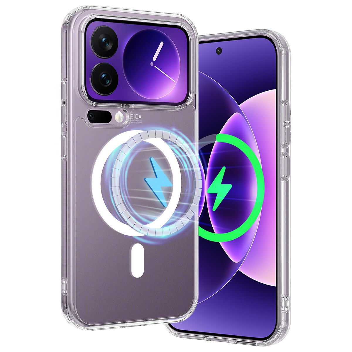 Xiaomi 17 Pro EIDERWOOD Hybrid Plast Deksel - MagSafe Kompatibel - Gjennomsiktig