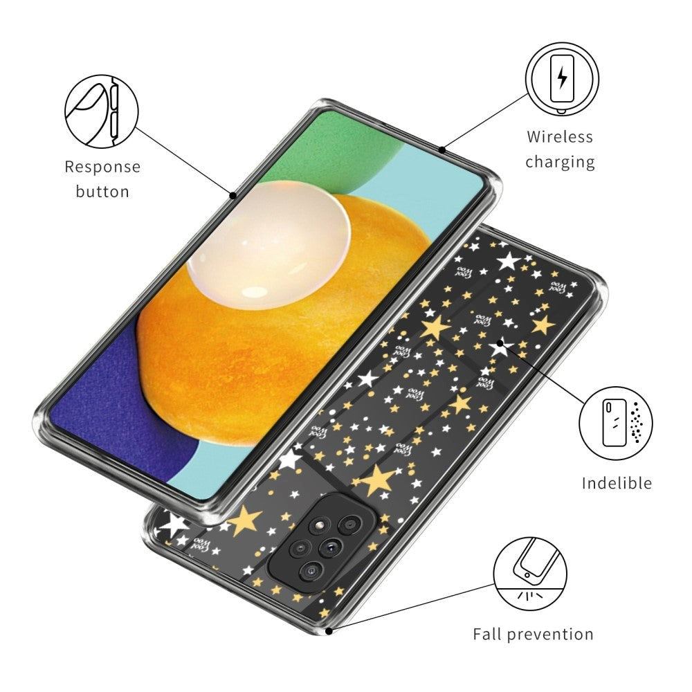 Samsung Galaxy A23 / A23 (5G) Fleksibelt Deksel i TPU-plast - Stjerner