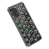 Samsung Galaxy A23 / A23 (5G) Fleksibelt Cover i TPU Plast - Glitterhjerter