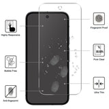 Google Pixel 10a EIDERWOOD 2-i-1 Beskyttelsessett m. Fleksibelt Plast Deksel & Herdet Skjermbeskyttelsesglass - Gjennomsiktig