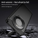Honor Magic8 Lite MOFI Brushed Carbon Fiber Plast Deksel - Svart