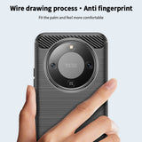 Honor Magic8 Lite MOFI Brushed Carbon Fiber Plast Deksel - Svart