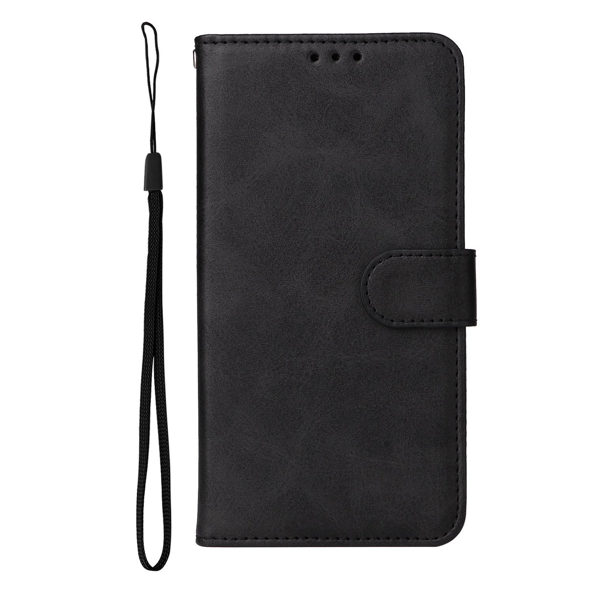EIDERWOOD OnePlus 15R Kunstskinn Flip Deksel m. Strop - Svart