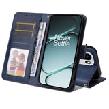 EIDERWOOD OnePlus 15R Kunstskinn Flip Deksel m. Strop - Blå