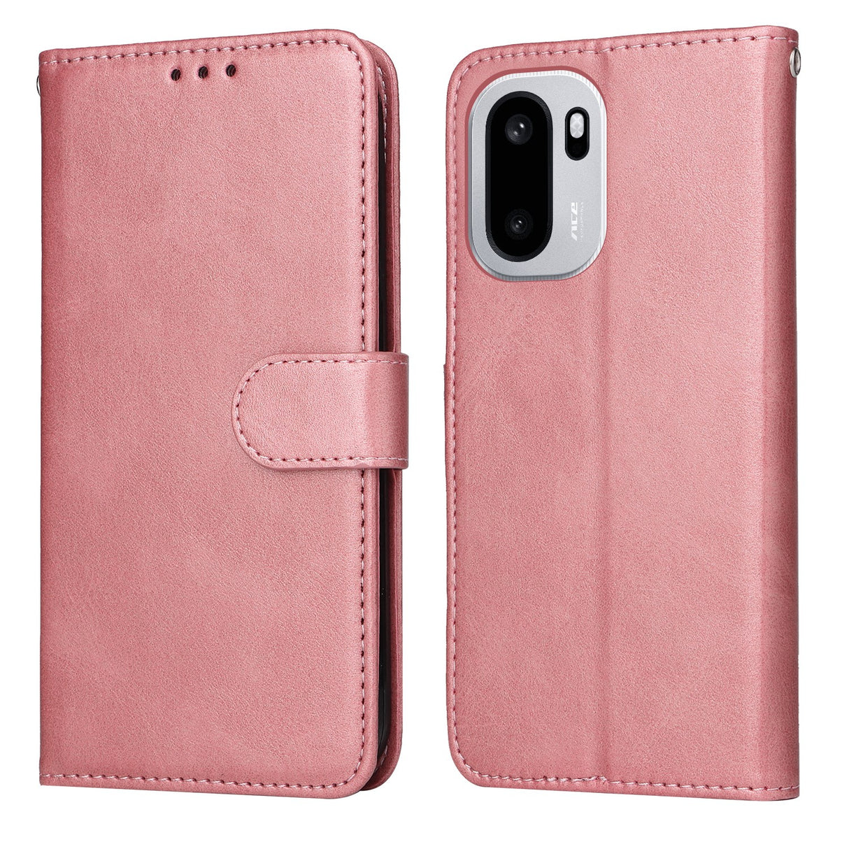 EIDERWOOD OnePlus 15R Kunstskinn Flip Deksel m. Strop - Rosa