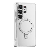 Samsung Galaxy S26 Ultra TORRAS Ostand Q1 Slim Hard Plast Deksel m. Kickstand – MagSafe Kompatibel – Gjennomsiktig