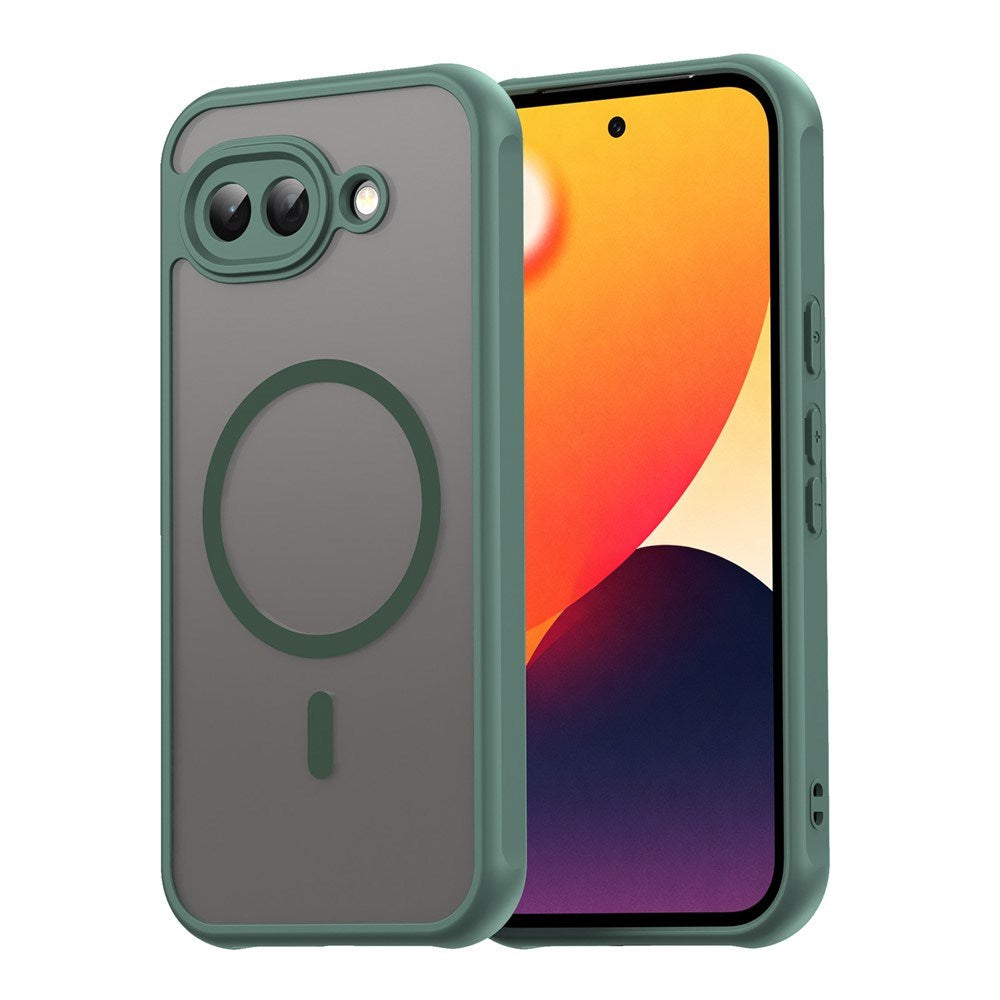 Google Pixel 10a EIDERWOOD Matt Hybrid Plast Deksel - MagSafe Kompatibel - Grønn