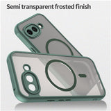 Google Pixel 10a EIDERWOOD Matt Hybrid Plast Deksel - MagSafe Kompatibel - Grønn