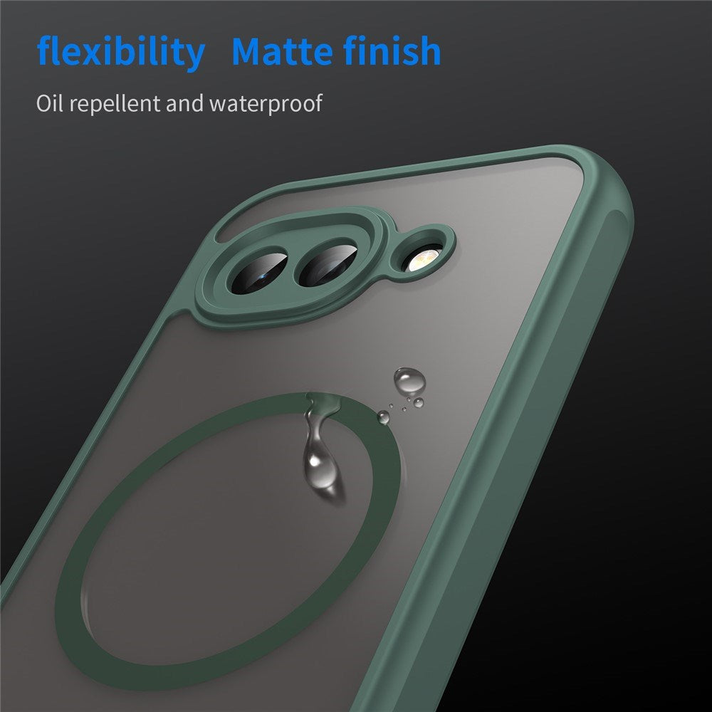 Google Pixel 10a EIDERWOOD Matt Hybrid Plast Deksel - MagSafe Kompatibel - Grønn