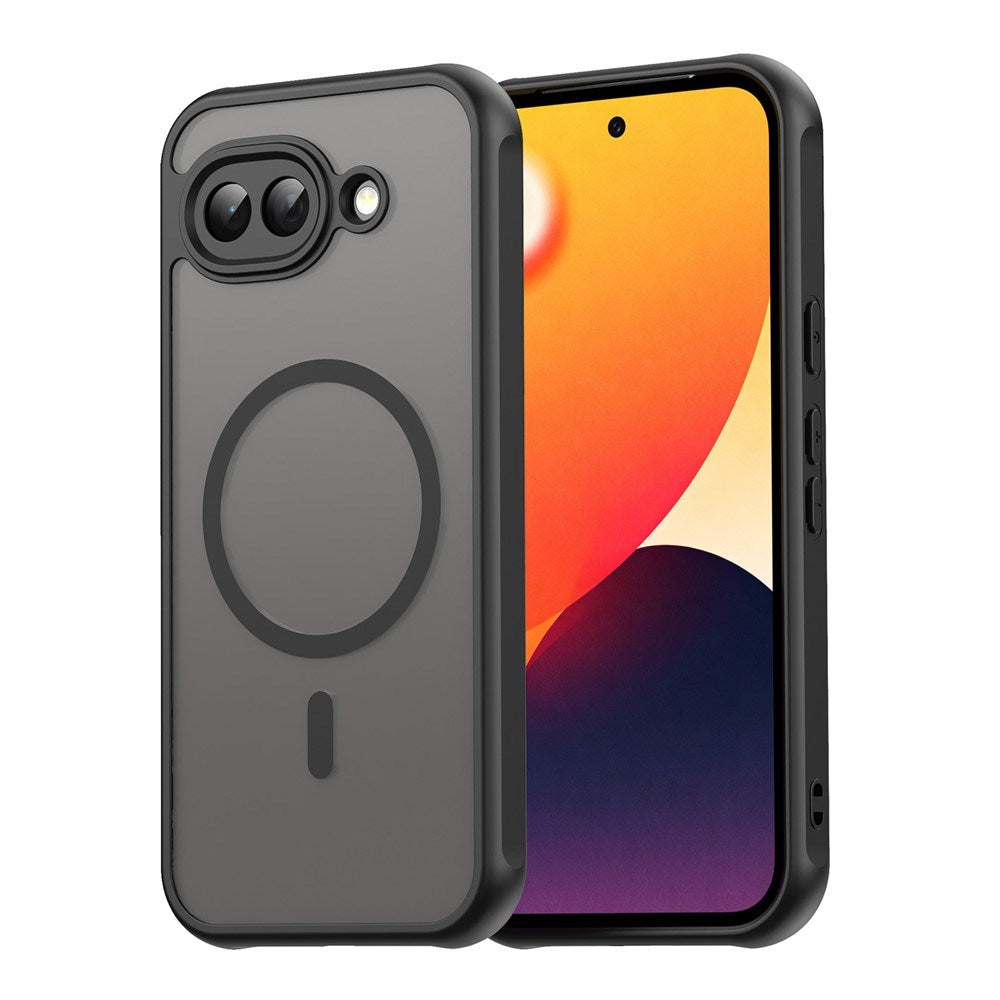 Google Pixel 10a EIDERWOOD Matt Hybrid Plast Deksel - MagSafe Kompatibel - Svart