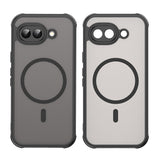 Google Pixel 10a EIDERWOOD Matt Hybrid Plast Deksel - MagSafe Kompatibel - Svart