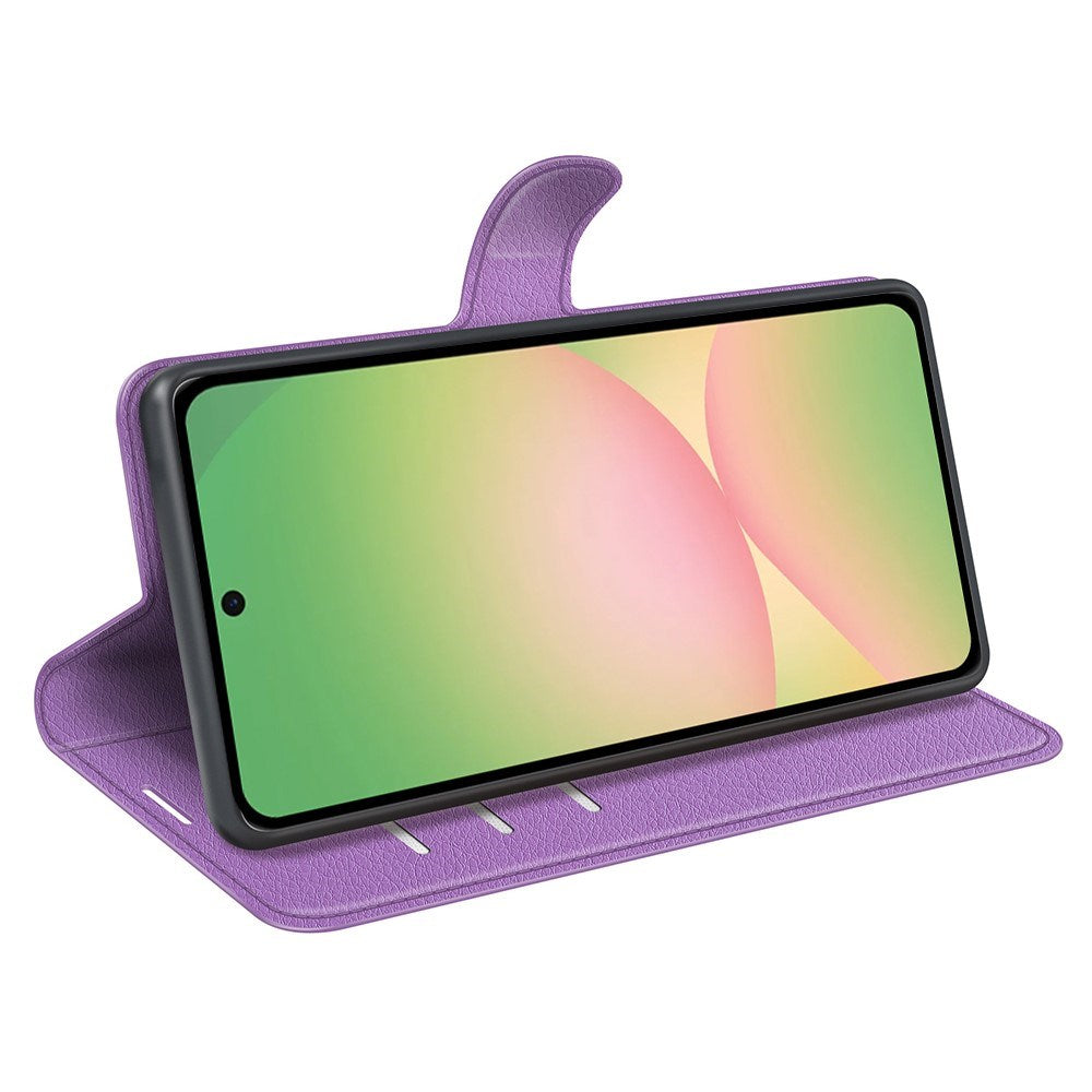 EIDERWOOD Samsung Galaxy A57 Kunstskinn Flip Deksel m. Kortholder & Ståfunksjon - Lilla