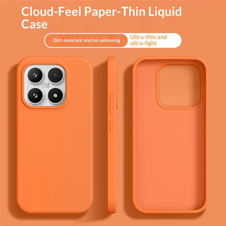 Xiaomi 17 EIDERWOOD 2-i-1 Silikon & Hard Plast Deksel - Oransje